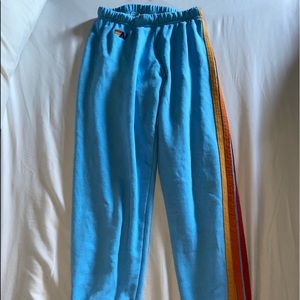 Aviator nation blue five striped sweatpants (taking offers!!)